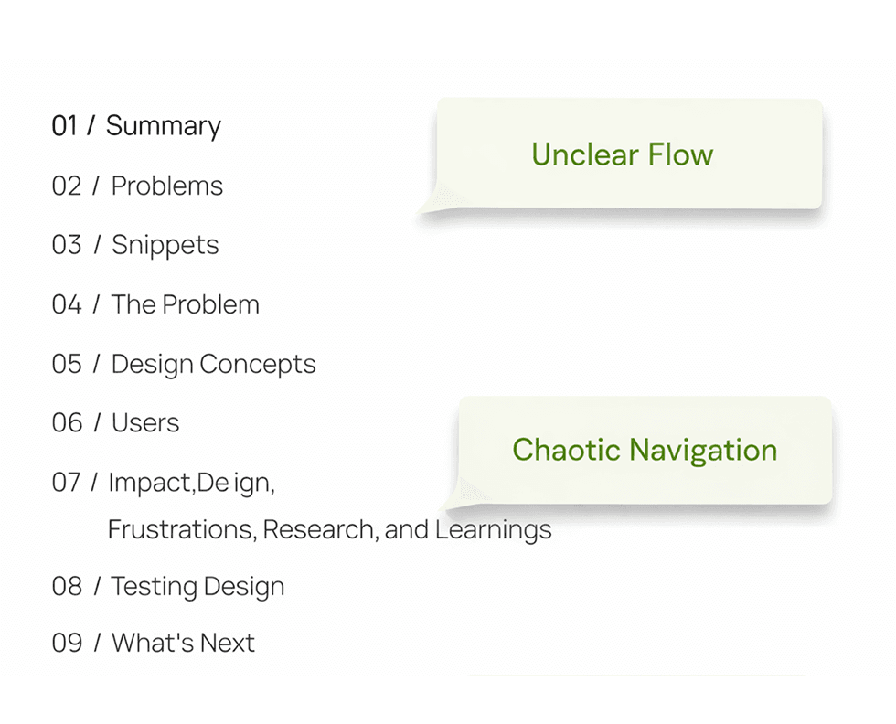 Unstructured evaluation flow