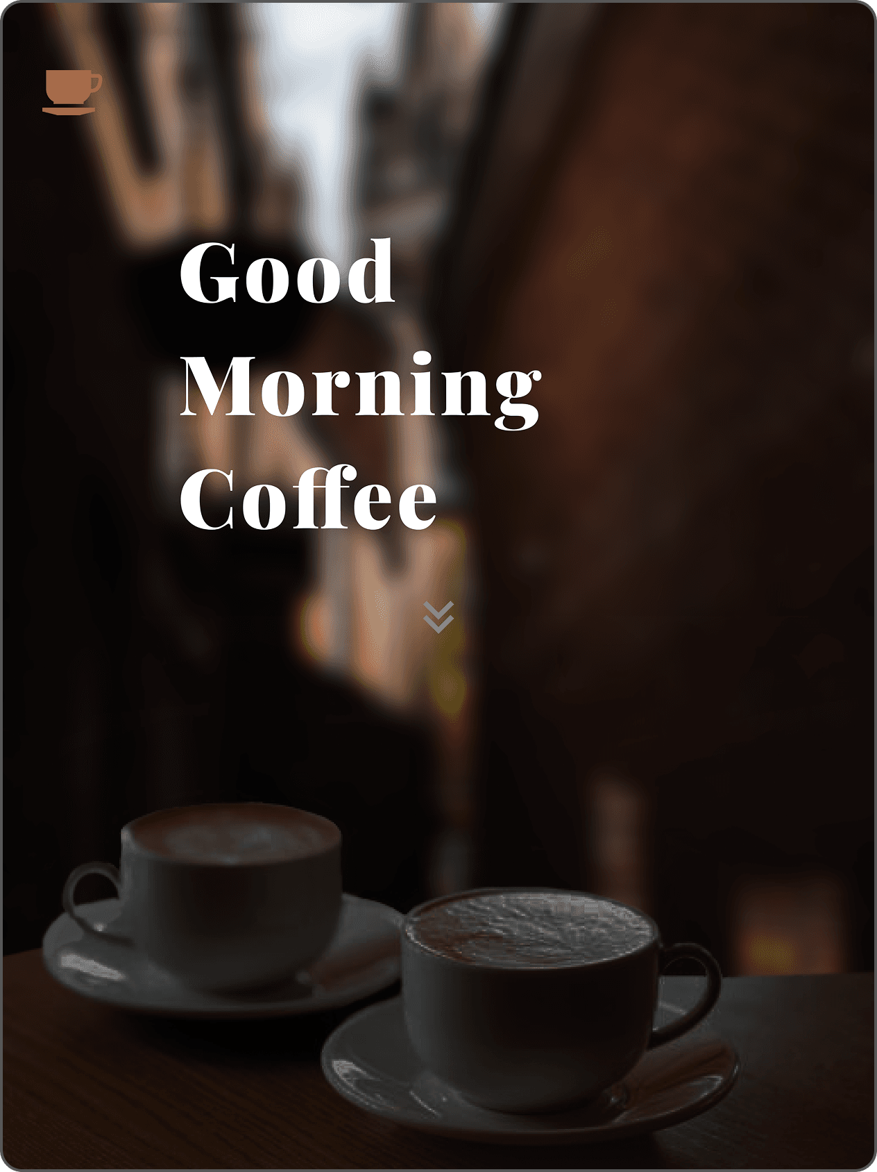 Good Morning Coffee App