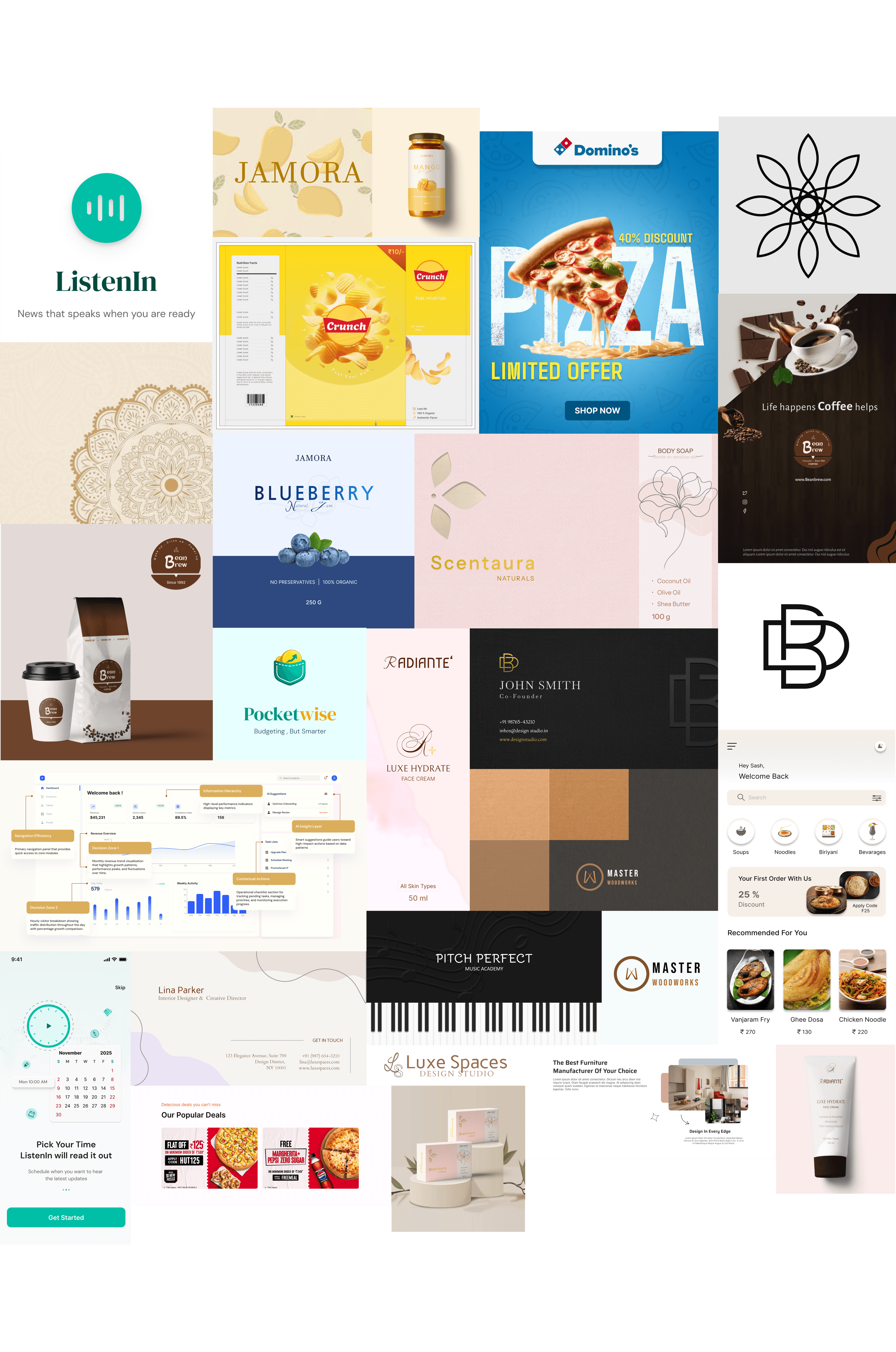 Design Experiments — full project collage